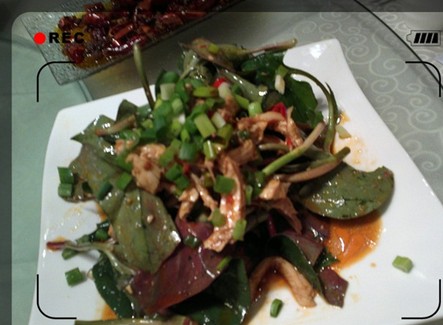鸡丝折耳根 
