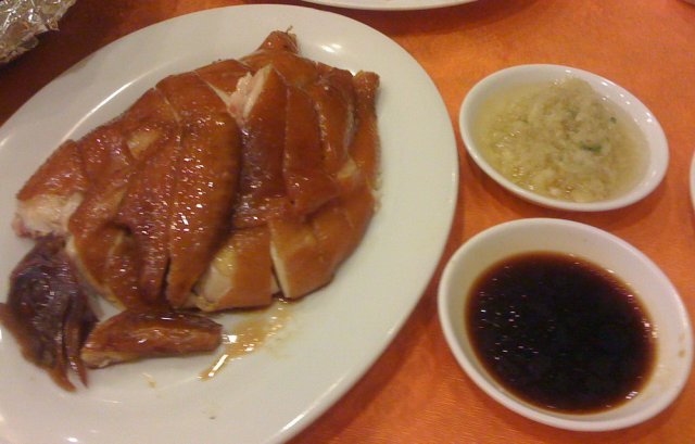 美极豉油鸡（半只，35元）同乐居