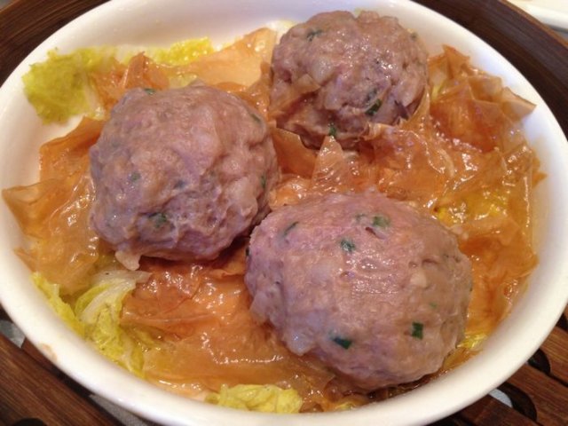 鲜竹牛肉球