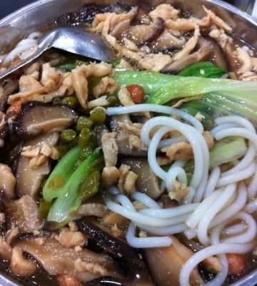 香菇鸡丝粉