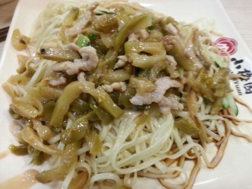 榨菜肉丝面