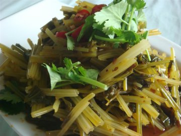 特色泡菜特写