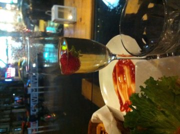 情人节现调的气泡酒