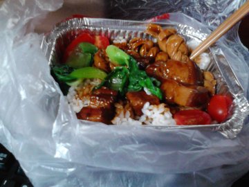 红烧肉饭