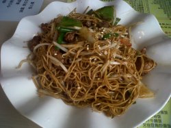 豉椒排骨炒面