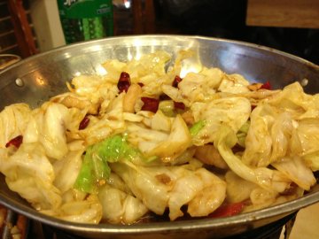 干锅手撕包菜
