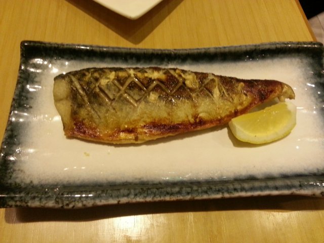 盐烤青花鱼