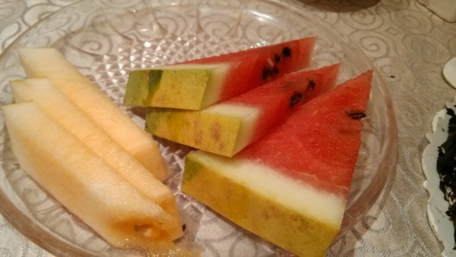 赠送的餐后水果