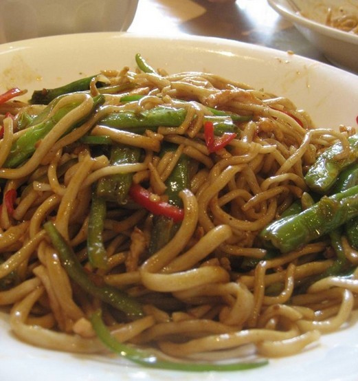 豆角炒面