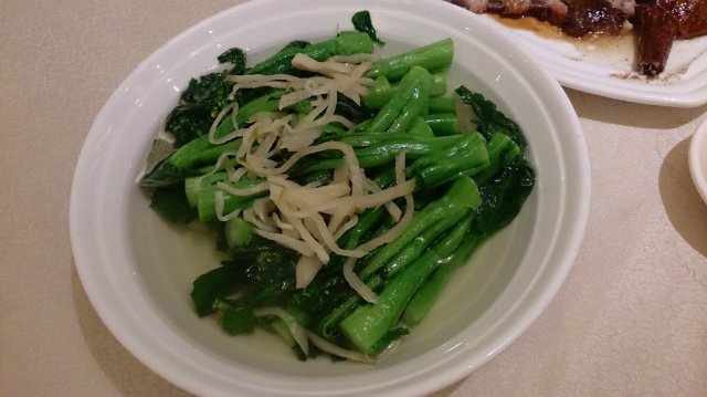 盐水菜心