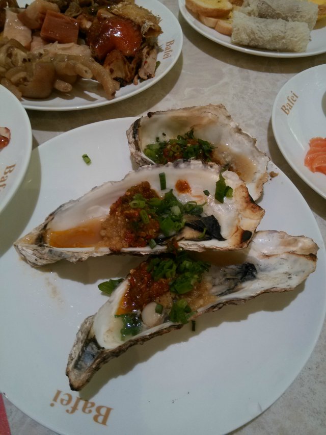 碳烤生蚝