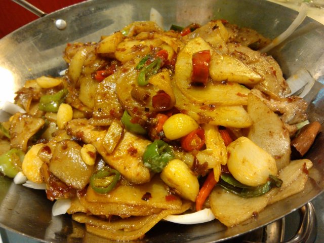 干锅土豆片