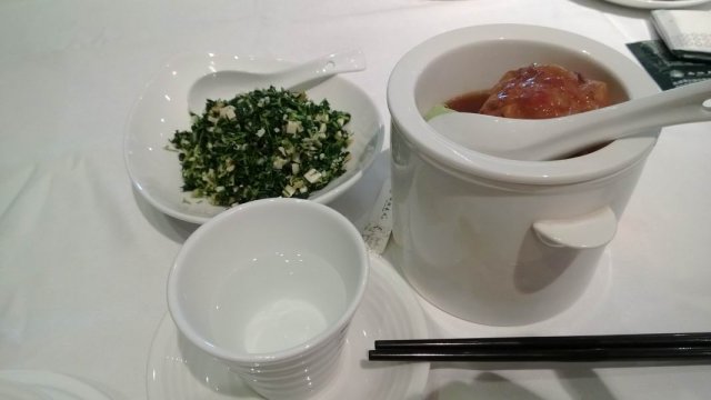 香干马兰头和狮子头