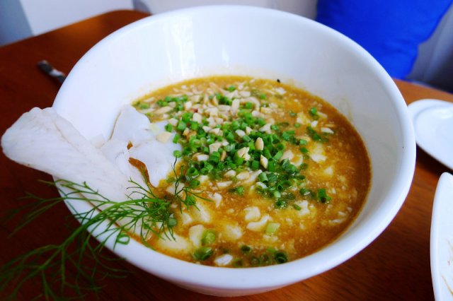 麻婆豆花鲈鱼