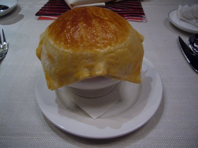酥皮海鲜清汤