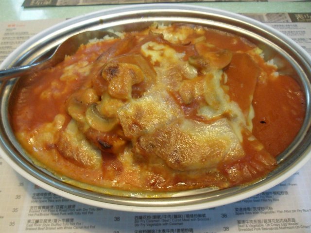 招牌焗猪扒饭