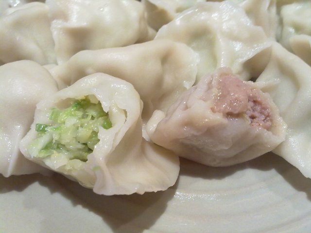 饺子馅特写