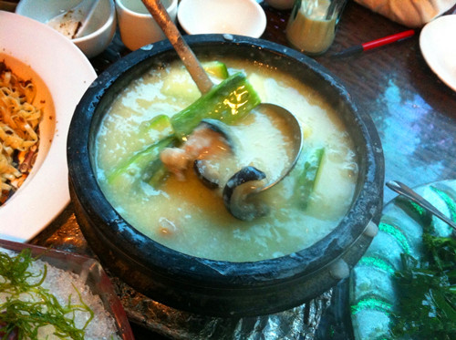 花胶滑鸡粥