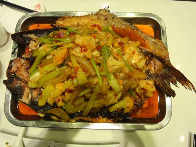 烤清江鱼