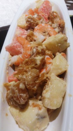 油条菠萝虾