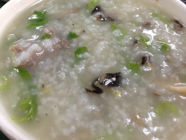 香菇牛肉粥