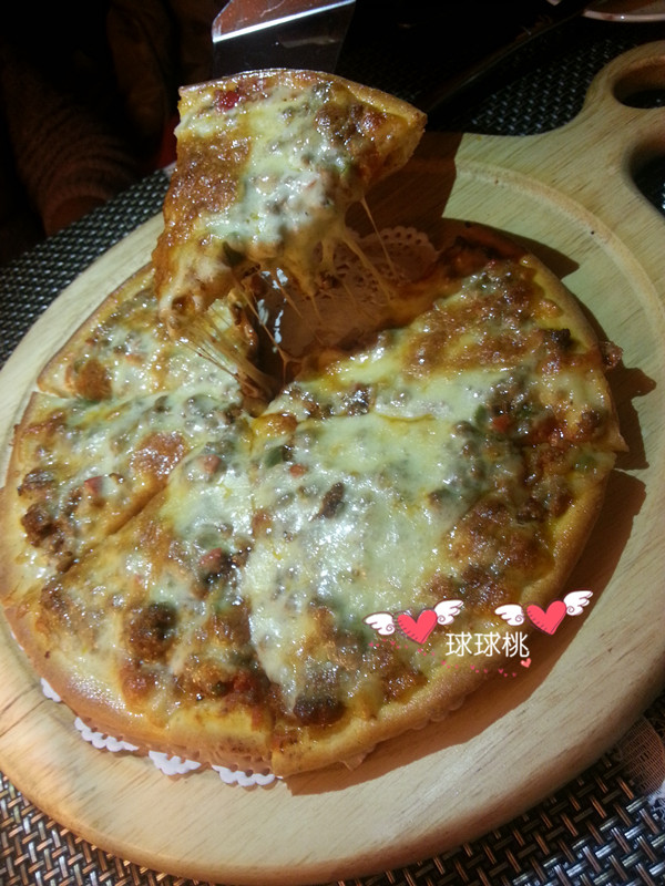 牛肉它口pizza
