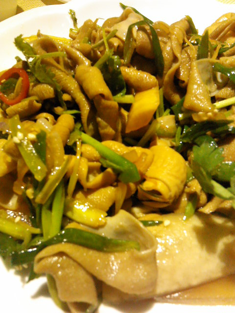 葱捞鹅肠