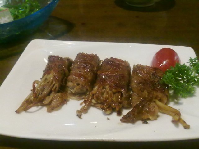 金针菇牛肉卷