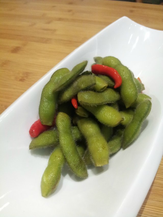 凉拌毛豆
