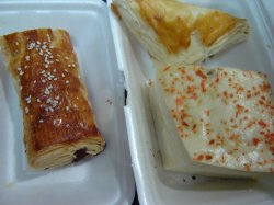 叉烧酥、千层油糕、咖喱饺