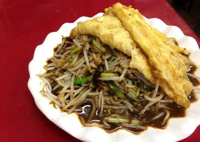 盖帽炒合菜