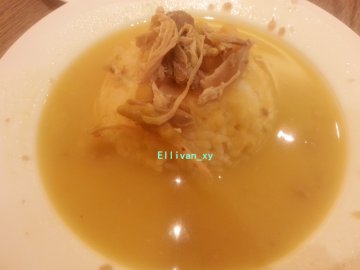 鸡丝豆汤饭