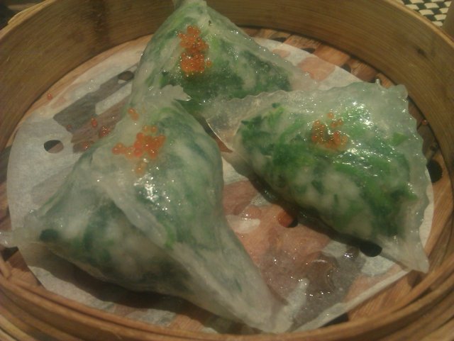 菜苗鱼蓉饺