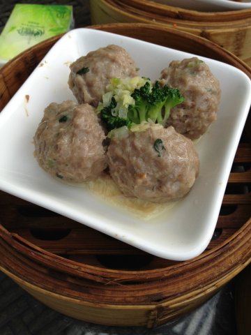 姜葱牛肉球