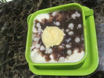 雪山红豆小丸子