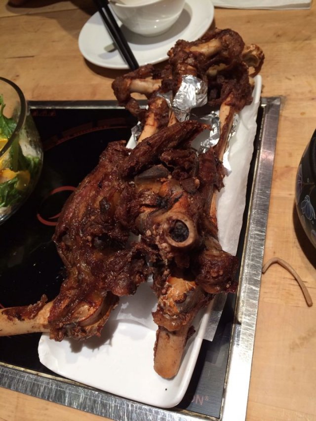 烤羊腿