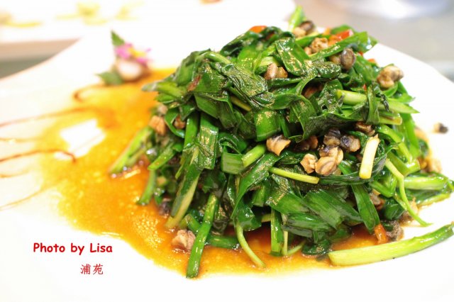 韭菜炒螺肉