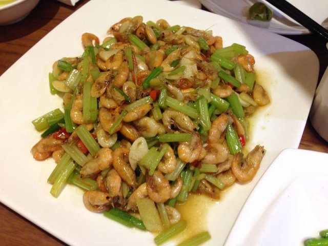 爆炒鲜河虾
