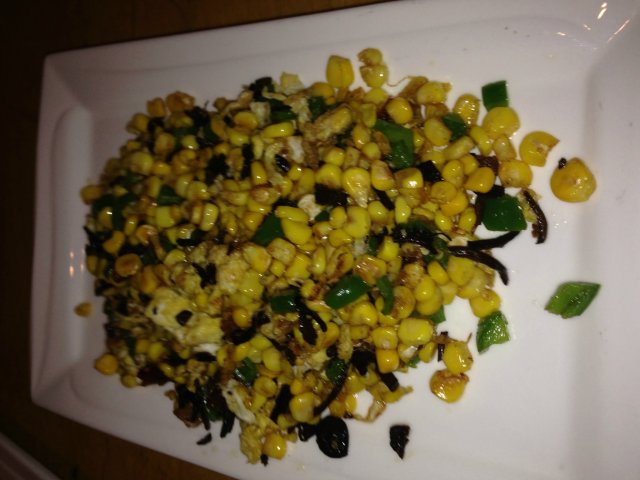 野菌炒玉米