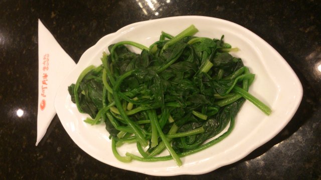 烫菠菜