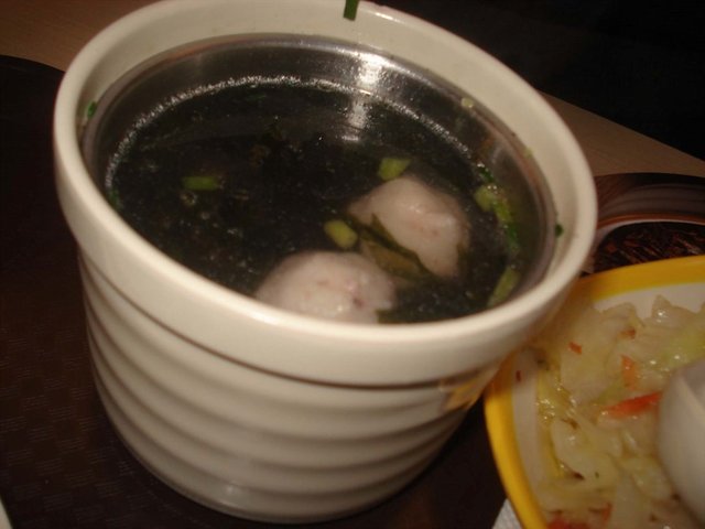 虾肉鱼丸汤