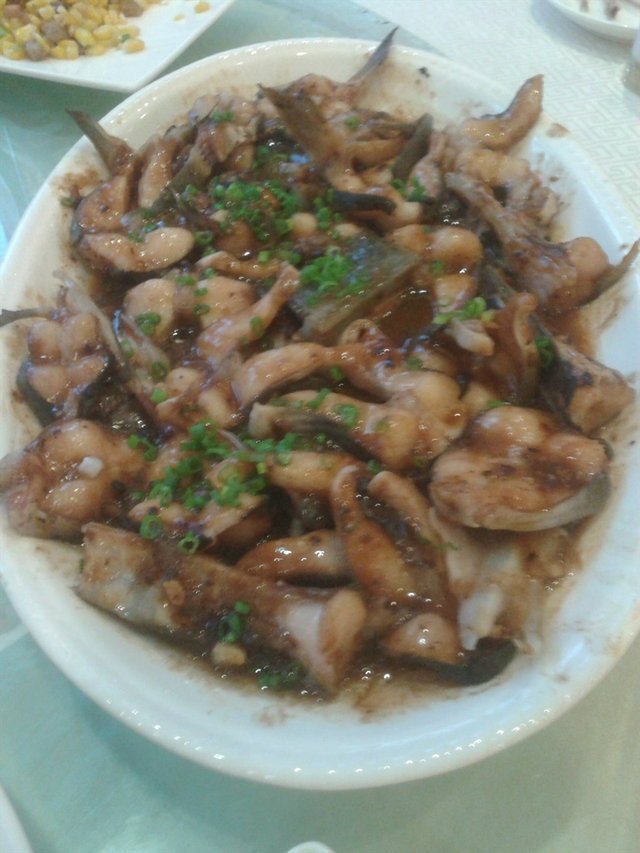 豉汁蒸鸭嘴鱼