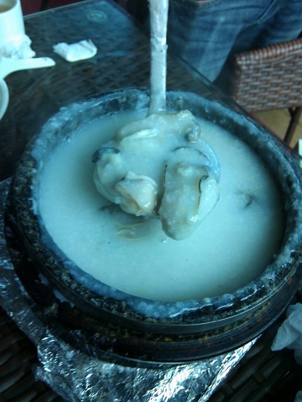 粥水浸生蚝