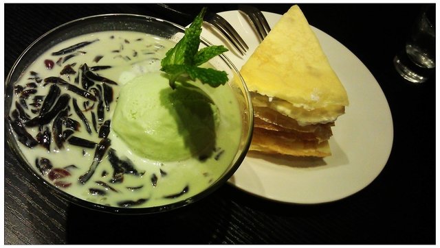 宇治金时、榴莲千层