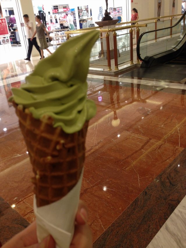 抹茶蛋筒