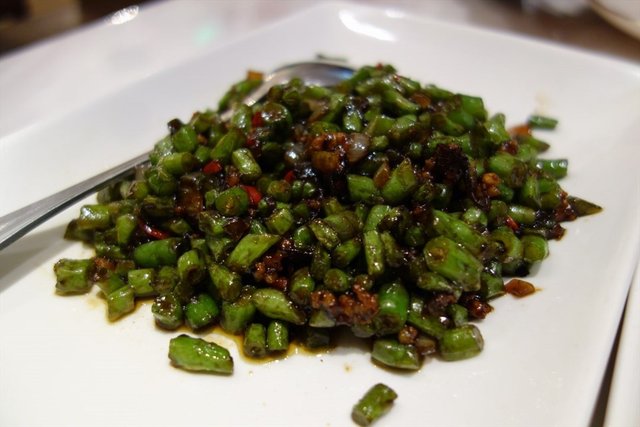 榄菜肉末四季豆