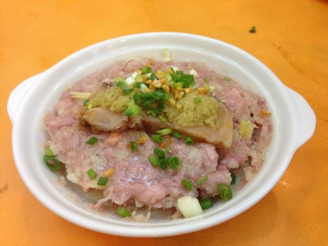 蒸肉饼