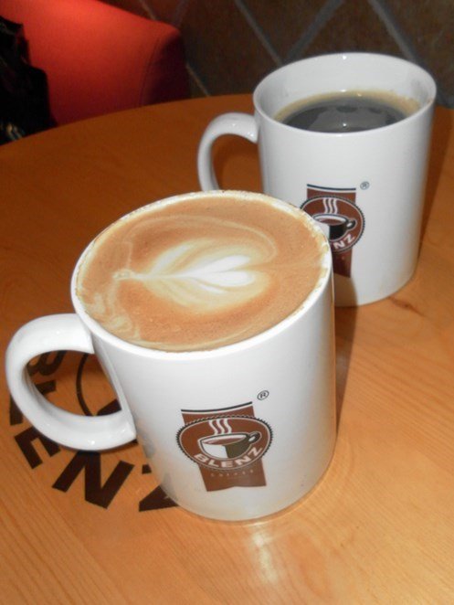 cappuccino和美式咖啡