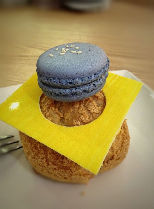 薰衣草马卡龙，泡芙