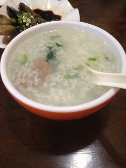 猪肝菠菜粥